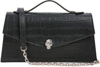 Alexander McQueen Skull Top Handle Bag in Black at Nordstrom