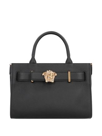 Versace Medusa leather tote bag - women - Calf Leather - One Size - Black