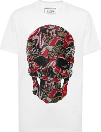 Philipp Plein T-Shirt Ronde Hals Ss Skull