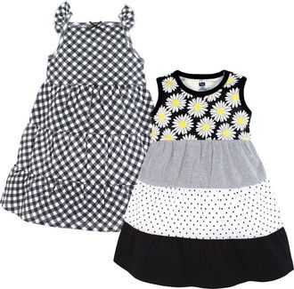 Hudson Baby 2Pk Dress in Black Daisy at Nordstrom, Size 9-12M