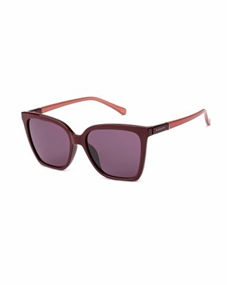 Radley London Burgundy Classic Angular Sunglasses Percy Grove SS26 Radley London