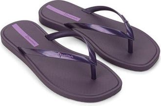 Ipanema Solar Color Flip Flop in Purple/Metallic at Nordstrom, Size 10