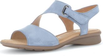 Gabor Womens comfort comfort and comfortable in suede, Blue, 3 UK
