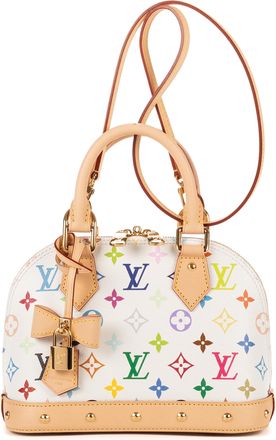 Louis Vuitton Pre-owned Womens Ltd. Ed. LV x Takashi Murakami Alma BB BB Crossbody - White - One Size