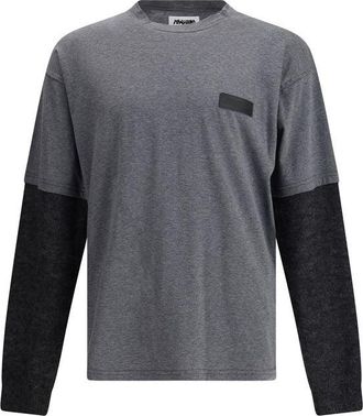 Magliano Trauma long sleeve in contrast Mens T-shirt