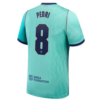 Nike Pedri Barcelona 2026/27 Stadium Third Nike Mens Dri-FIT Soccer Jersey in Green | NN204687229-FCB