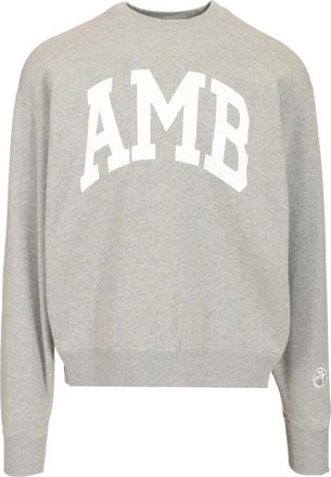 AMBUSH AMB Graphic Crewneck - Heren - Sweatshirts - Grijs - S - Katoen - Hoodies & sweatvesten