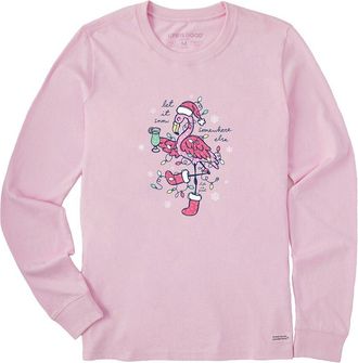 Life is good Long Sleeve Crusher T-Shirt