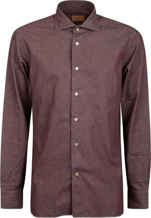 Borriello Camicia in cotone - Marrone