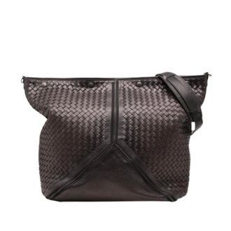 Bottega Veneta unisex, Pre-owned, Bruin, Maat: ONE Size Leer