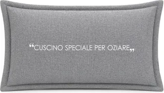KASANOVA Cuscino divano 30x50 cm scritta Quotes antracite