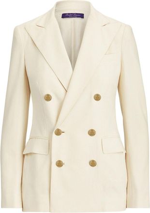 Ralph Lauren Collection Camden cashmere blazer - women - Cashmere - 12 - Neutrals