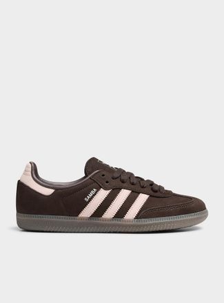 adidas Womens Coffee leather Samba OG sneakers Women
