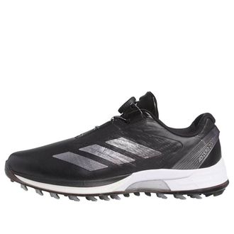 adidas Adizero Zg Lo Boa Spikeless Golf Black Silver Metallic JS1768