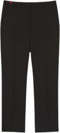 Max Mara Straight Broeken - Dames - Straight fit broeken - Zwart - 2XS - Broeken