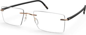 Silhouette 5567 MB Optisch montuur - unisex - Brillen - Geel - 55 MM - Accessoires