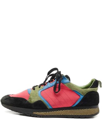 Gucci 2024 suede sneakers - men - Leather/Suede/Nylon/Rubber - 42 - Multicolour