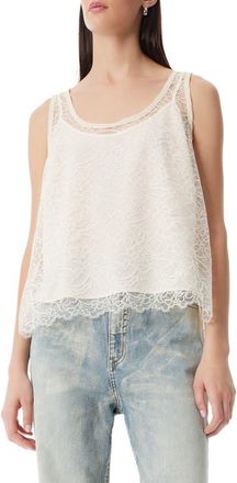 Robert Rodriguez Stassie Lace Tank in Sea Salt at Nordstrom Rack, Size X-Small
