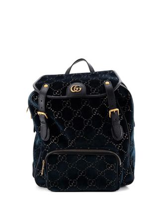 Gucci GG Marmont GG Velvet Small backpack - Blue