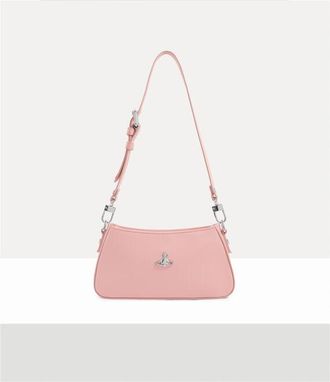 Vivienne Westwood Tasha Shoulder Phone Bag Pu Smooth Pastel-pink