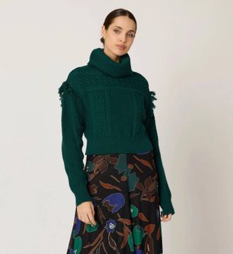 Cleobella Haven Sweater In Green
