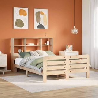 vidaXL Estructura De Cama Sin Colch&oacute;n Madera Maciza De Pino 160x200 Cm Vidaxl