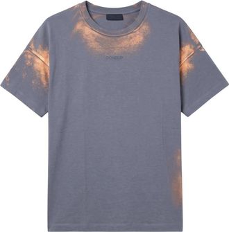 Dondup T-shirt met ronde hals - Dames - T-shirts - Grijs - S - Katoen - Tops
