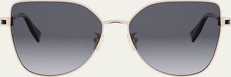 Bulgari B. zero1 Metal Square Sunglasses