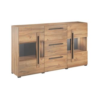 Petits Meubles Buf&eacute; 2 puertas 3 cajones con led paneles laminados madera