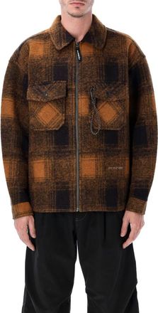 And Wander Wool Shaggy Plaid Jacket