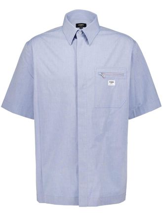 Fendi cotton shirt - Blue
