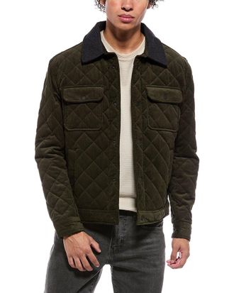 Cole Haan Diamond Quilted Bomber Jacket