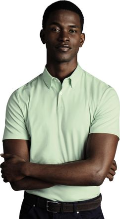 CHARLES TYRWHITT Mens Plain Short Sleeve Jersey Polo