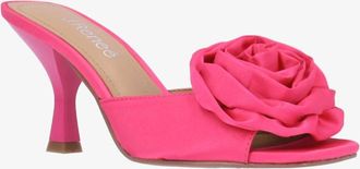 J. Rene&eacute; Womens Aaria Satin Sandals In Fuchsia