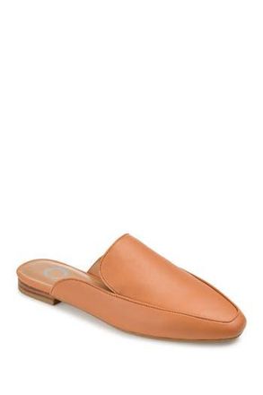 Journee Collection JOURNEE Akza Flat Mule in Cognac at Nordstrom Rack, Size 8.5