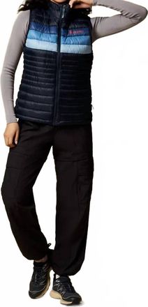 Cotopaxi Fuego Down Vest In Thistle Stripes