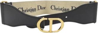 Dior Pre-owned Belts, female, Black, Size: ONE SIZE Pre-owned Leather belts