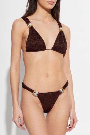 Os&eacute;ree Two-piece Swimsuit, Womens, Brown