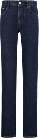 Roberto Cavalli Slim-Cut Animalier Patchwork Jeans, Waist Size 32