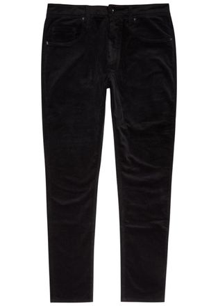 Paige Federal Corduroy Trousers - Black - 38 (W38 / Xxl)