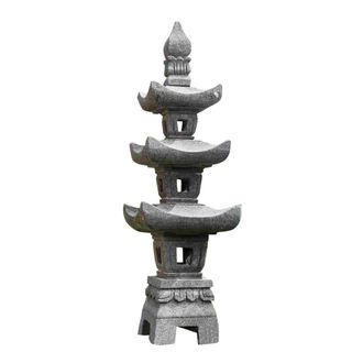 Wanda Collection Linterna japonesa pagoda de piedra de lava 1,10 m