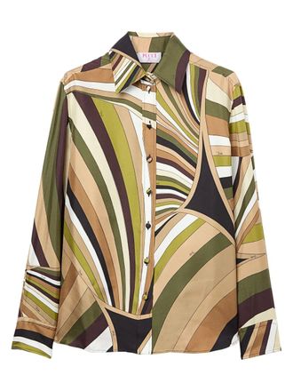 Pucci Marmo-print shirt - Green