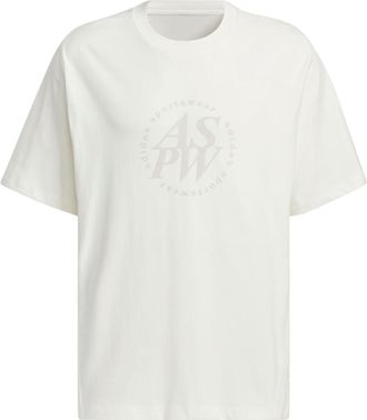 adidas Letter Printed T-Shirt Asia Sizing White JI6257