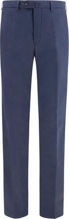 Loro Piana Carlo Broeken - Heren - Broeken - Blauw - Maat: 2XL Katoen