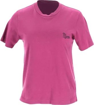 Marni Marni logo T-shirt van roze katoen
