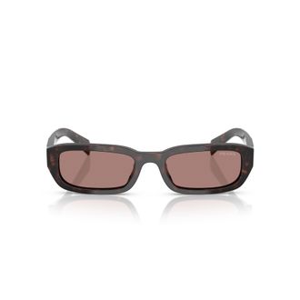 Prada 0pr B06s Rectangular Tortoiseshell Acetate Sunglasses