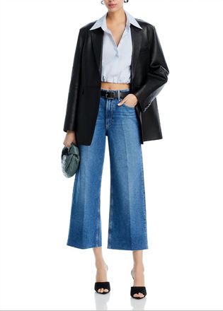 Paige Anessa Wide Leg Jeans In Le Club