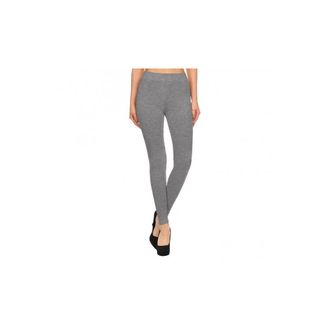 Trade Shop Trade Shop - Bm03 Leggings Da Donna In Cotone Elasticizzato Colori Alla Moda Grigio Nero Blu - Grey