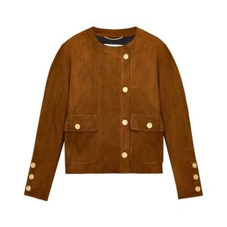 Saint Laurent Mujer, Chaquetas, Marr&oacute;n, Talla: S
