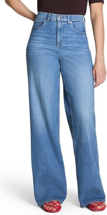 Spanx SPANXshape Authentic 360 Wide Leg Jeans in Elysian at Nordstrom, Size 2 X